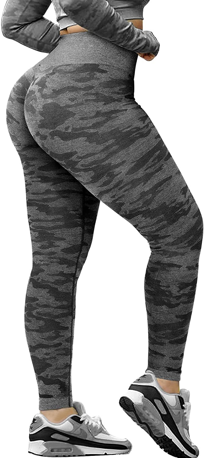 COMFREE Women High Waist Seamless Yoga 