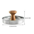 thumbnail image 2 of FONWILYO Presse-Gril à Burger en Acier Inoxydable Design Simple Outil de Cuisson 1 Pcs, 2 of 8