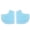 Blue, variant on 1Pair Gel Heel Repair Sleeves, Silicone Moisturizing Foot Socks for Dry Cracked Heels, Heel Skin Care Pain Relief Pads