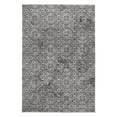 thumbnail image 2 of World Rug Gallery Contemporary Flowers Weather Resistant Reversible Indoor/Outdoor Area Rug - Gray 5'x7', 2 of 7