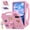 Pink, variant on Kids Cover Case for Onn 12.1 Inch Pro Tablet 2024 (100146663), EVA Dropproof Handle Kids Friendly Rugged Lightweight Child Case for Onn 12.1 Inch Pro Tablet 2024, Pink