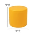 thumbnail image 6 of Flash Furniture Nicholas Soft Seating Flexible Circle for Classrooms and Common Spaces - 18" Seat Height (Yellow), 6 of 11