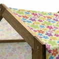 thumbnail image 5 of Colorful Pet House, Sixties Inspired Colorful Flowers Hippie Motifs Flourishing Nature Illustration, Outdoor & Indoor Portable Dog Kennel with Pillow and Cover, 5 Sizes, Multicolor, by Ambesonne, 5 of 5