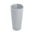 thumbnail image 6 of Monaco Circular Basin Pedestal Sink Matte Grey, 6 of 11