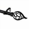 thumbnail image 3 of Rod Desyne 1" Flora Curtain Rod, 28-48", Black, 3 of 3