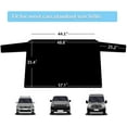 thumbnail image 2 of LAICAIW Rear Windscreen Snow Cover, Anti Foil Ice Dust Sun Windshield Frost Covers & Sun Shade Protector for Vehicle Rear Windshield, 2 of 7