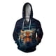 thumbnail image 2 of Sudadera con capucha moderna para hombre Bull Sudadera con cremallera Tiger Sudadera con capucha asequible con cremallera Ropa cálida para hombre Marcas Otoño, 2 of 5