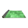 thumbnail image 2 of Ahgly Company Indoor Square Patchwork Emerald Green Transitional Area Rugs, 3' Square, 2 of 4