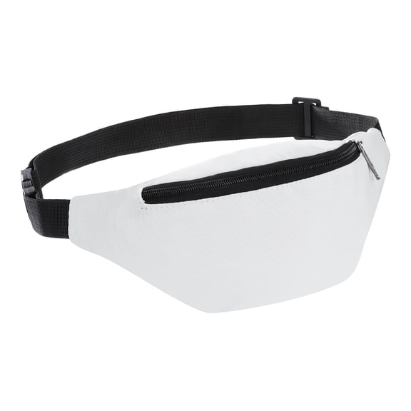 Uxcell Fanny Pack, Waist Bag Pack Waterproof Belt Bag with Adjustable Strap for Women Men Travel Running Hiking, White