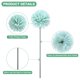 thumbnail image 2 of Uxcell Flores de Bola de Crisantemo Artificial, Ramos de Seda de Hortensia Falsos para el Hogar/Boda Azul Cielo 30 Pack, 2 of 7