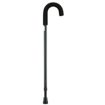 NOVA Medical Products Curved Handle Cane, Silver, 1 Pound