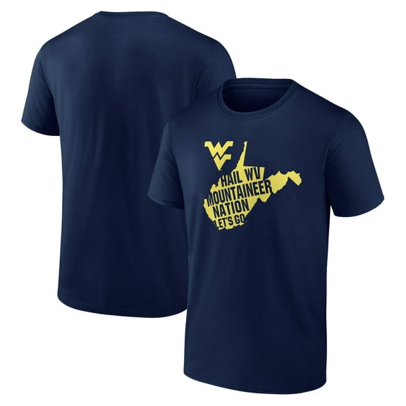 Men's Navy West Virginia Mountaineers Home Field Win T-Shirt