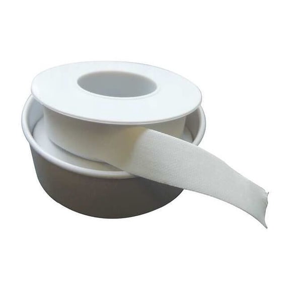 Condor Adhesive Tape, White, 1/2 in. W x 5 yd. L 36JG45