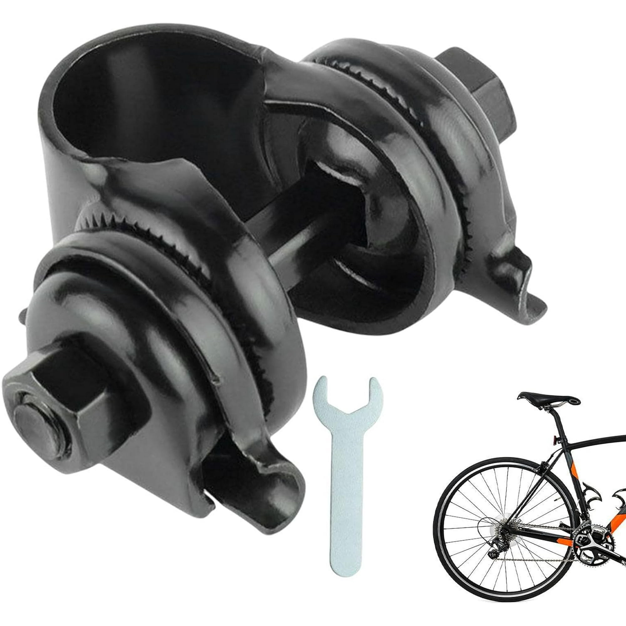 SAYDY Bicycle Seatpost Clamp Connector Saddle Seat Clamp Seat Adapter Fixing Clip Adjustable Aluminum Alloy Seatpost Clamp with Wrench for Bicycle Seatpost and Standard Rail Saddle 0601M Walmart