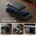 thumbnail image 3 of For iPhone 12 Pro Max 12Pro 11Pro Max Phone Case Wallet Case with Card Holder Magnetic For iPhone 12 Pro Max Leather Phone Cases, 3 of 11