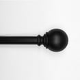 thumbnail image 2 of Lumi 1" Single Curtain Rod Brushed Nickel/Black/Oil Bronze-Ball finial 72"-144" - Oil Rubbed Bronze, 2 of 5