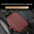 thumbnail image 4 of ASDIIT Car Center Console Cover Storage Waterproof and Anti-Fouling Car Central Armrest Pillow Protective Cover Saddle Brown, 4 of 6