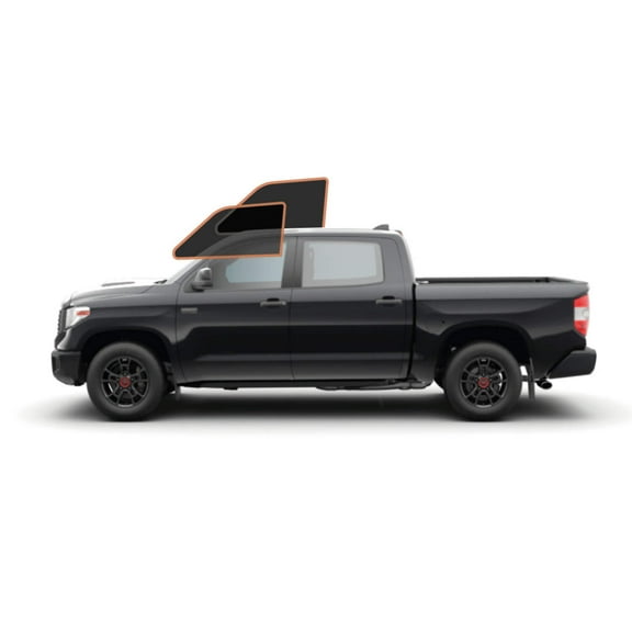MotoShield Pro Premium Professional 2mil Precut Ceramic Window Tint Film for 2007-2021 Toyota Tundra Crewmax — (Front Driver/Passenger 35%) + Lifetime Warranty