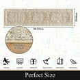 thumbnail image 5 of Findosom 2'x8' Vintage Boho Runner Rug Washable Non-slip Area Rug,Hallway Indoor Farmhouse Bedroom Kitchen Living Room Non Shedding Runner, Contemporary Low Plie Floor Carpet Doormat,Cream, 5 of 10