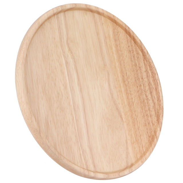 De Madera Sin Pintar Para Pizza, Bandeja Para Servir Resistente Al Calor, Vajilla, Para Servir En Casa Y Restaurante