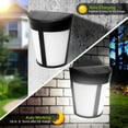 thumbnail image 2 of EEEkit Solar Wall Light, Waterproof LED Outdoor Light for Fence Deck Step Stair Yard Garden Patio Pathway, White, 2 of 8
