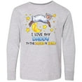 thumbnail image 3 of Inktastic I Love my Daddy to the Moon and Back Cute Sheep Long Sleeve Youth T-Shirt, 3 of 5