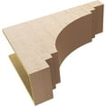 thumbnail image 6 of 10"W x 30"D x 20"H Classic Pescadero Rough Cedar Woodgrain TimberThane Corbel, Primed Tan, 6 of 6