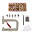 thumbnail image 3 of KLKCMS Hand Press Pearl Setter Tool Beads Rivet Fastening Machine Rivet Studs with Tray Aureate, 3 of 9
