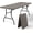Khaki, variant on Folding Table 8FT Heavy Duty Plastic Table with Handle, Foldable&Portable, Fold-in-Half Utility Tables for Outdoor, Dining, Wedding, Events, Indoor, Picnic, Camping, Party, White