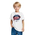 thumbnail image 6 of FamilyThread Kids Striped Shirts Short Sleeve Boy Girls July 4th Patriotic Tee Top Pattern Short Sleeve Round Neck Top T-shirt For Kids, 6 of 6
