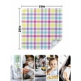 thumbnail image 5 of Cloth Napkins Set of 8 - 20x20 Inches, Spring Easter Checkered Washable Reusable Table Napkins, Colorful Buffalo Plaid Soft & Absortbent Dining Napkin for Party Wedding Hotel Restaurant, 5 of 8