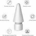 thumbnail image 4 of PINHEN 16 Pack Replacement Tips for Apple Pencil 1st Generation/ 2nd Generation Tips, iPad Pencil Nibs Accessories for Apple Pen Pro/USB-C/ 1/2 Gen, White, 4 of 7