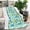 Green, variant on LightGreen Dinosaurs Clouds Trees Pattern Blanket,Comfortable Soft Lamb Wool Throw Blanket,All Season,Warm Lightweight Blankets for Sofa Bed Couch Living Room Chair,30"x40"