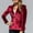 Wine, variant on Oplxuo Women's Velvet Blazer, Classic Notched Lapel Casual Button Down Long Sleeve Suit Jacket Outerwear with Pockets