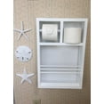 thumbnail image 3 of Metis Unfinished Combination Toilet Paper Holder On the Wall Magazine Rack, 3 of 4