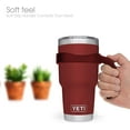 thumbnail image 3 of Poignée de Gobelet pour YETI 30oz Rambler Cup, Poignée Antidérapante ALIENSX pour Gobelets YETI Rambler, Ozark Trail, Rtic, Sic et Plus (Rouge Vin), 3 of 8