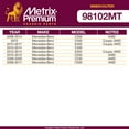 thumbnail image 2 of Metrix Premium Chassis Parts - 4 PC Inner & Outer Tie Rod End Kit Fits 08-15 Mercedes-Benz C350 AWD, 15-17 E400 AWD, 12-14 C300, E350 AWD, 10-12 C250 AWD, EV801002, ES800863 ES800790, 2 of 7