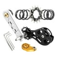 thumbnail image 4 of DYNWAVECA Bike Single Speed Conversion Kit, Chain Tensioners Portable Repairing Easy Installation Speed Converter Single Speed Cassette Silver 16T, 4 of 10