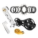 thumbnail image 4 of Kit de conversión de bicicleta de una sola velocidad para reparación de ruedas libres de bicicleta, piezas de aleación de aluminio Plata 16T, 4 of 9