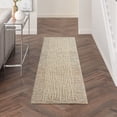thumbnail image 3 of Nourison Vail Rustic Texture Indoor Area Rug Beige Multi 2'3" x 7'6", 3 of 6