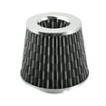 thumbnail image 4 of Unique Bargains 1pcs 2.5' 65mm Reducer Ring Inlet Cold Air Intake Cone Replacement Washable Clamp on Dry Air Filter Carbon Fiber Pattern, 4 of 6