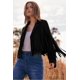 thumbnail image 5 of Campera PRETTYGARDEN XX-Large Negra de Gamuza Sintética con Flecos, 5 of 9