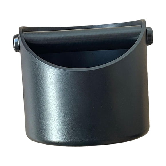 Recipiente para recoger posos de café expreso, contenedor para café molido en la cafetería de la oficina negro