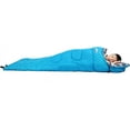 thumbnail image 7 of Cotton Flannel Sleeping Bags Attach Pillow, 4 Season Warm & Cold Weather Envelope Compression Sack, Lightweight & Portable Sleeping Bag for Outdoor Camping, Hiking, Traveling : Sports & Outdoors, 7 of 7