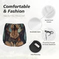 thumbnail image 4 of Yiaed Tree Meditating Golden Retriever Print Women's Running Shorts with Liner 3 Zipper Pockets Elastic Workout Athletic Gym Yoga Shorts-X-Large, 4 of 7