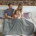 thumbnail image 4 of Catalonia Sherpa Throws Fluffy Fuzzy Fleece Blanket 50”x60” for Adults Children, Super Soft Comfy Plush for Sofa Couch Bed Reversible All Season, 4 of 8