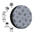 thumbnail image 4 of Rateoe Anchors And Steering Wheel Pattern Tire Cover Wheel Protectors Weatherproof Wheel Covers Universal Fit for Trailer Rv SUV Truck Camper Travel Trailers Accessories-15 inch, 4 of 6