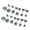 3mm, variant on K-KED 10 Pairs/lot Stainless Steel Studs Earring Clear Zirconia Ear Studs Piercing-6mm