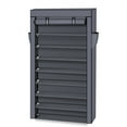thumbnail image 4 of 10 Tiers Shoe Rack with Dustproof Cover 45 Pairs Closet Shoe Storage Cabinet Organizer, 4 of 7
