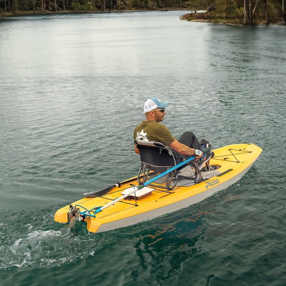 Bixpy Hobie Lynx Gudgeon with Universal Versa Rudder Adapter and Pole Steering, Kayak Rudder Mount Accessory, Compatible with Hobie Lynx Kayak, Durable Marine Grade Construction, Easy Installation